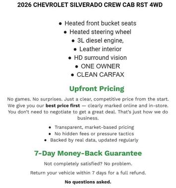 2026 Chevrolet Silverado 1500 RST