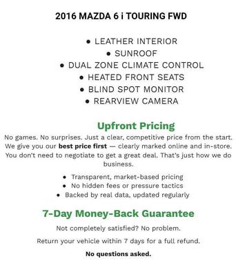 BLUE REFLEX MICA 2016 Mazda Mazda6 i Touring