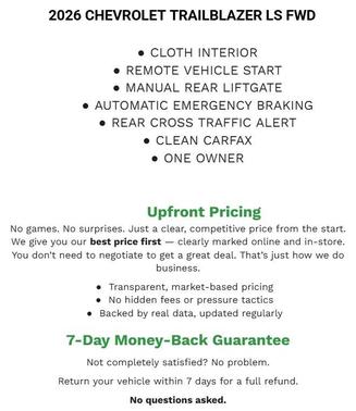 2026 Chevrolet Trailblazer LS