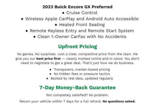 Sapphire Metallic 2023 Buick Encore GX Preferred