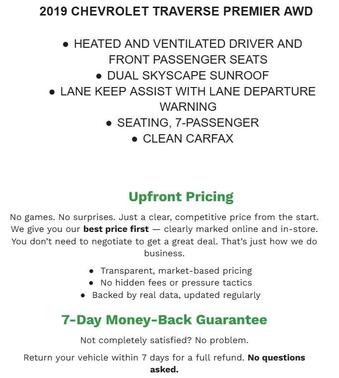 2019 Chevrolet Traverse Premier