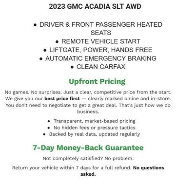 2023 GMC Acadia AWD SLT