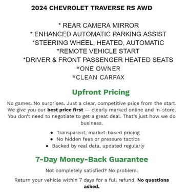 2024 Chevrolet Traverse RS