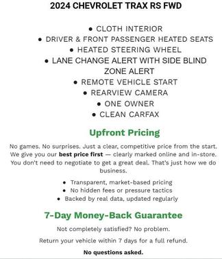 2024 Chevrolet Trax FWD 1RS