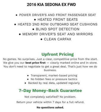 2016 Kia Sedona EX