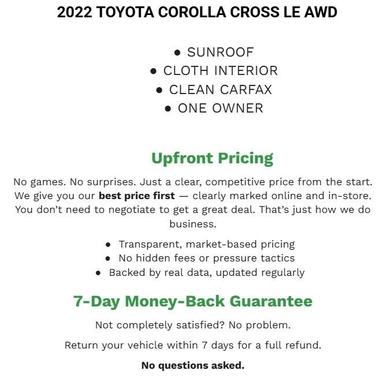 2022 Toyota Corolla Cross LE