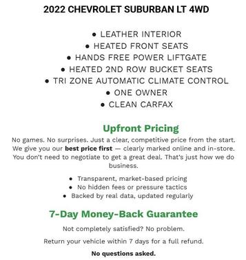 Black 2022 Chevrolet Suburban LT