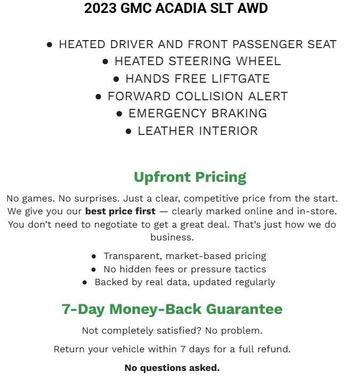 2023 GMC Acadia AWD SLT