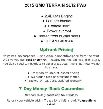 2015 GMC Terrain SLT-2