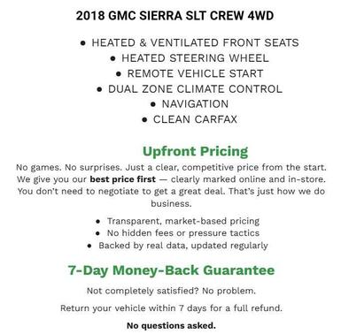 Dark Slate Metallic 2018 GMC Sierra 1500 SLT