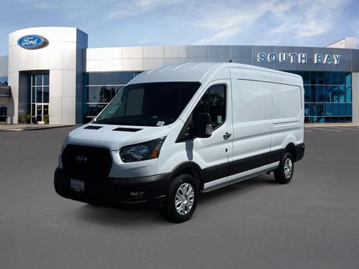 Oxford White 2024 Ford Transit-250 148 WB Medium Roof Cargo