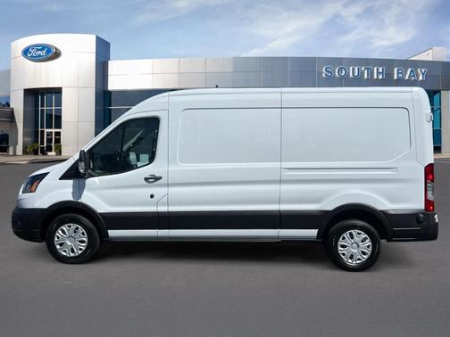 Oxford White 2024 Ford Transit-250 148 WB Medium Roof Cargo