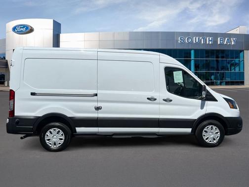 Oxford White 2024 Ford Transit-250 148 WB Medium Roof Cargo