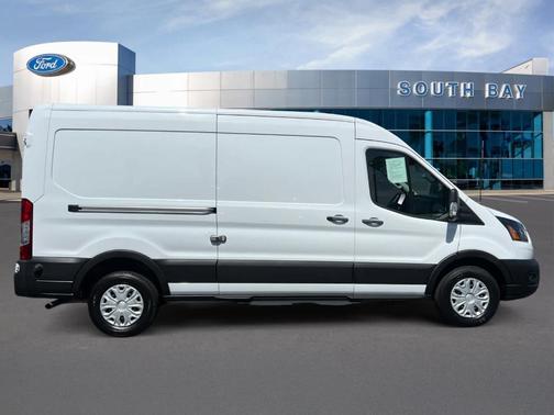 Oxford White 2024 Ford Transit-250 148 WB Medium Roof Cargo