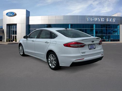 Oxford White 2019 Ford Fusion Energi Titanium