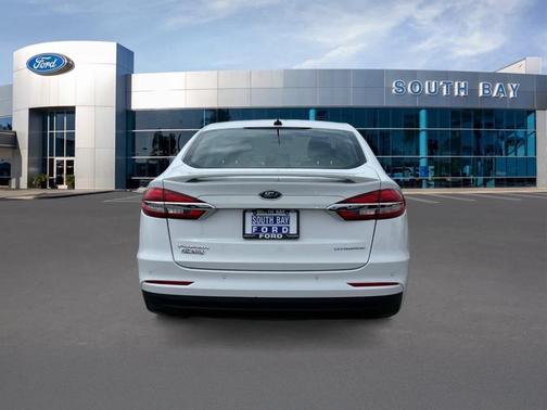 Oxford White 2019 Ford Fusion Energi Titanium