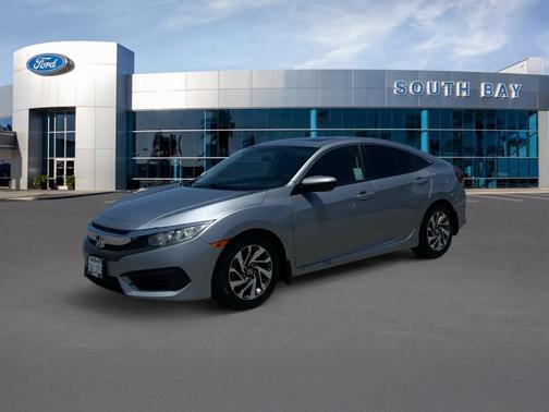 Gray 2017 Honda Civic EX