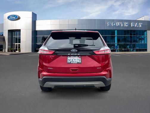 Rapid Red Metallic Tinted Clearcoat 2023 Ford Edge SEL