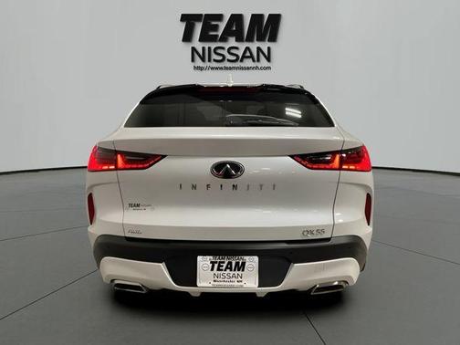 Radiant White 2023 INFINITI QX55 SENSORY