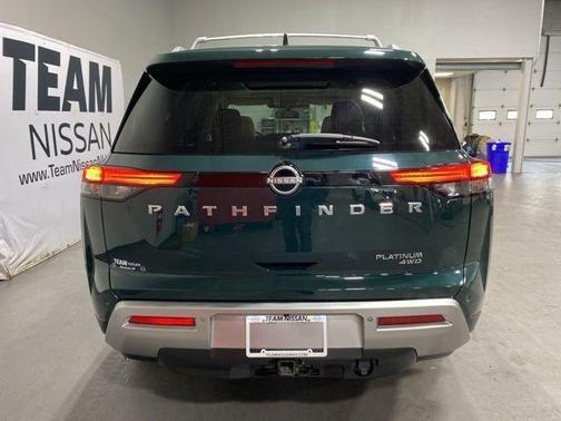 Obsidian Green 2022 Nissan Pathfinder Platinum