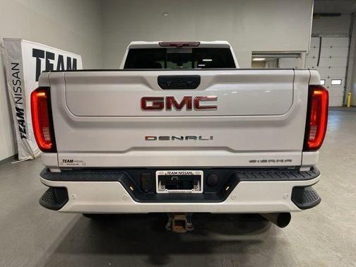 White Frost Tri-Coat 2020 GMC Sierra 3500 Denali