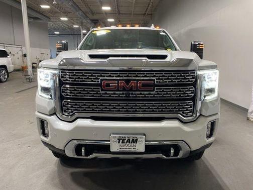 White Frost Tri-Coat 2020 GMC Sierra 3500 Denali
