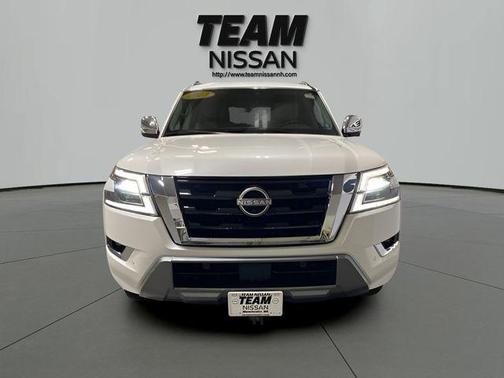 Aspen White 2023 Nissan Armada Platinum