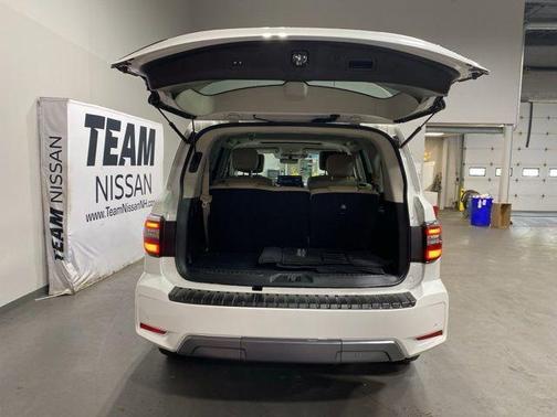 Aspen White 2023 Nissan Armada Platinum