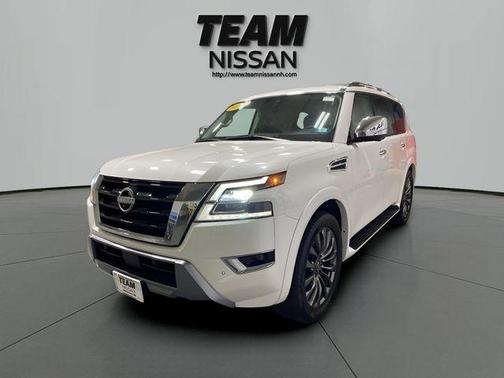 Aspen White 2023 Nissan Armada Platinum