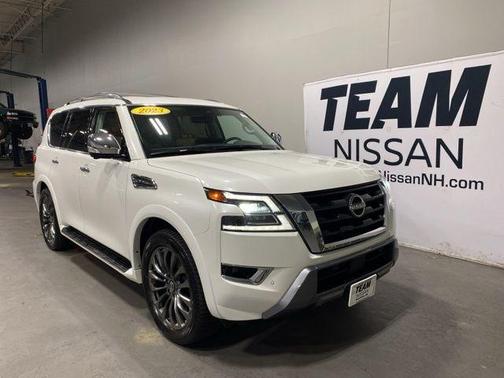 Aspen White 2023 Nissan Armada Platinum