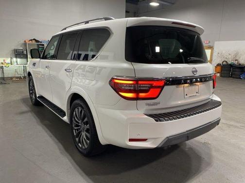 Aspen White 2023 Nissan Armada Platinum