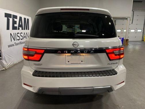 Aspen White 2023 Nissan Armada Platinum