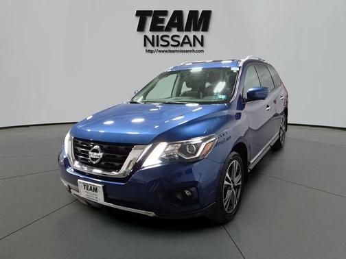 Caspian Blue 2018 Nissan Pathfinder Platinum