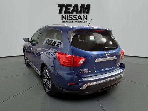 Caspian Blue 2018 Nissan Pathfinder Platinum