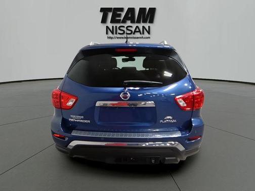 Caspian Blue 2018 Nissan Pathfinder Platinum