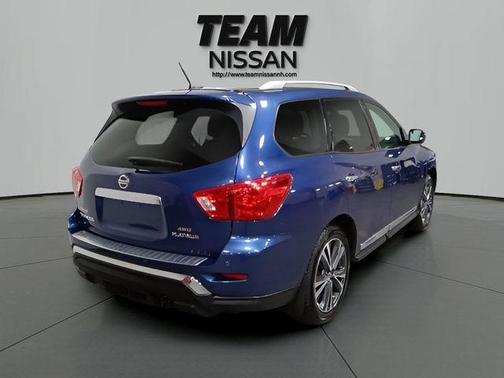 Caspian Blue 2018 Nissan Pathfinder Platinum