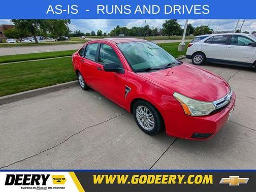 Vermillion Red Clearcoat 2008 Ford Focus SE