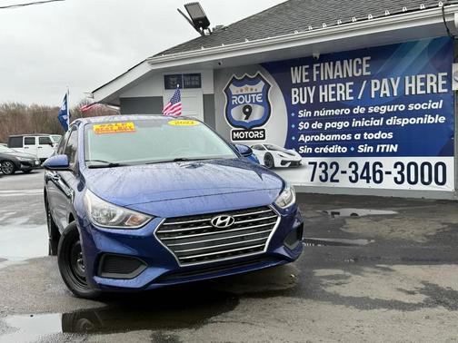 Admiral Blue 2021 Hyundai Accent SE