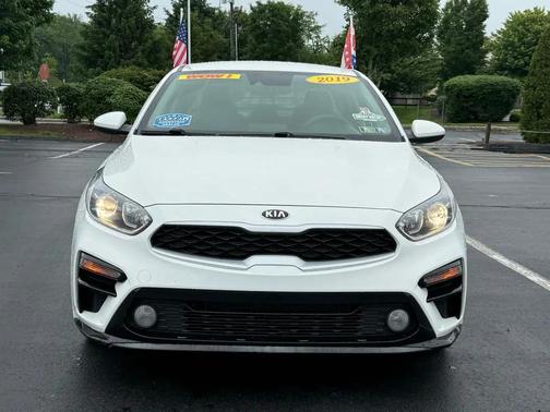 Clear White 2019 Kia Forte LXS