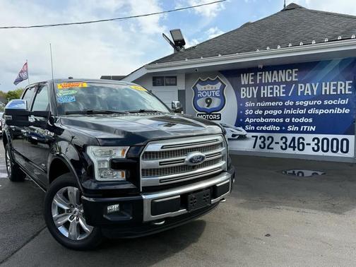 Shadow Black 2016 Ford F-150 Platinum