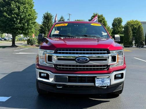 Red 2018 Ford F-150 Lariat