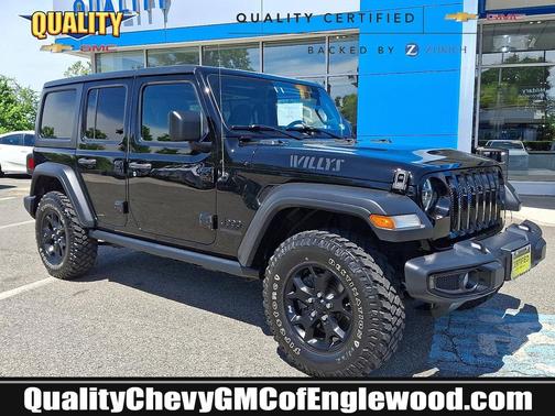 Black Clearcoat 2021 Jeep Wrangler Willys