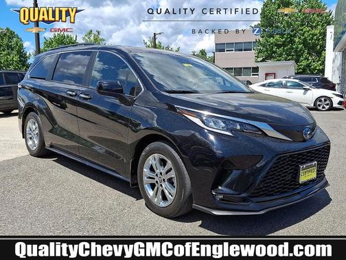 Midnight Black Metallic 2023 Toyota Sienna XSE 7 Passenger
