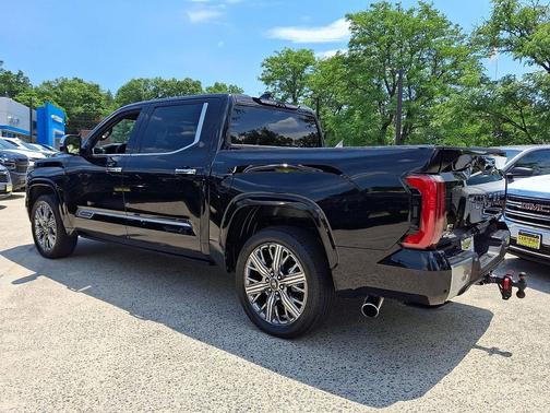 Midnight Black Metallic 2026 Toyota Tundra Hybrid Capstone