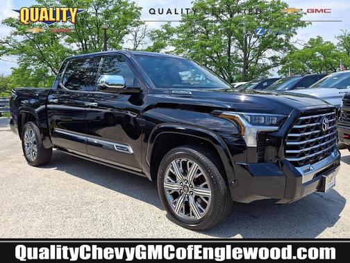 Midnight Black Metallic 2026 Toyota Tundra Hybrid Capstone