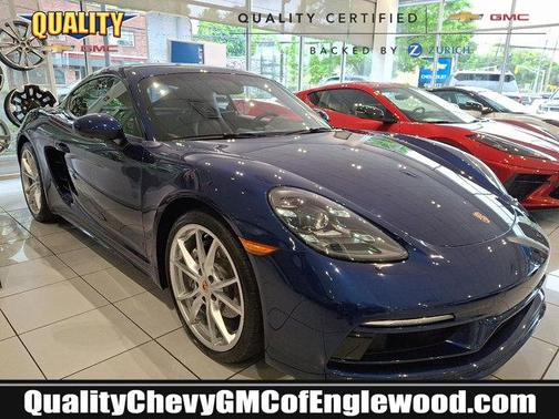 Gentian Blue Metallic 2024 Porsche 718 Cayman Style Edition