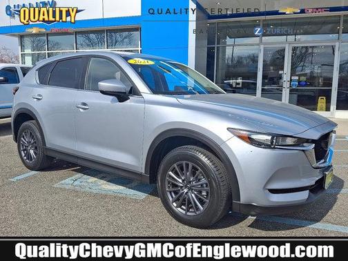 Sonic Silver Metallic 2021 Mazda CX-5 Touring