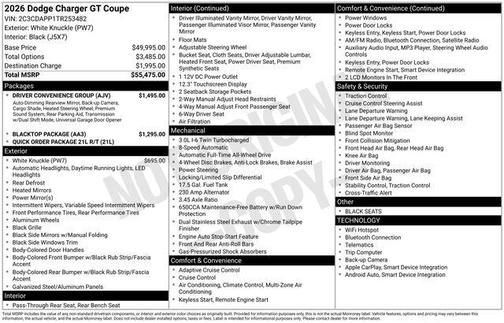 2026 Dodge Charger R/T