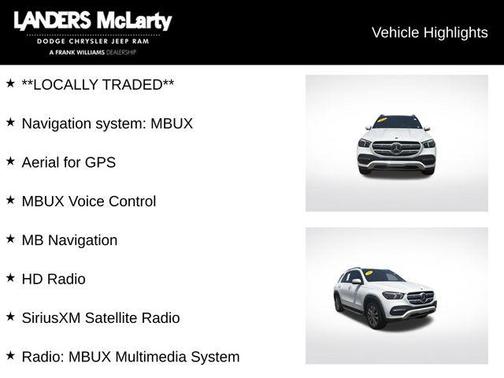 Polar White 2021 Mercedes-Benz GLE 350 Base