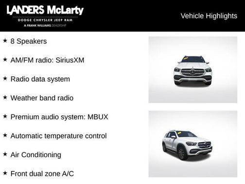 Polar White 2021 Mercedes-Benz GLE 350 Base